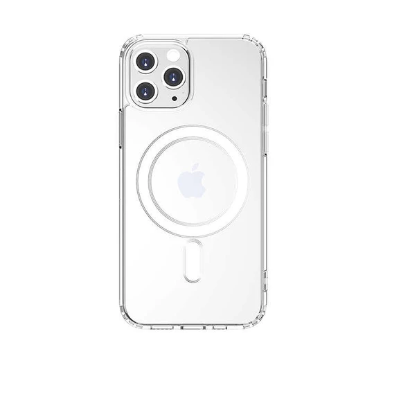 Smcase iPhone 11 Pro Max Kılıf Coss Wireless Destekli Hibrit Silikon ürün görseli 1
