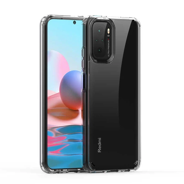 Smcase Xiaomi Redmi Note 10 Kılıf Hybrid Coss Sert Kapak ürün görseli 1