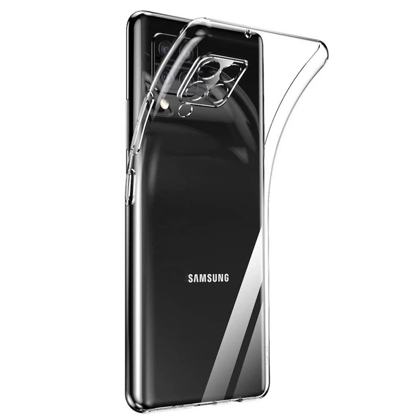 Smcase Samsung Galaxy A12 Kılıf Lüks Kamera Korumalı Silikon ürün görseli 1