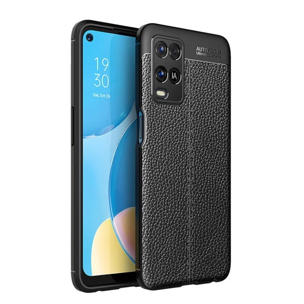 Smcase Oppo A54 Kılıf Deri Dokulu Silikon ürün görseli 1