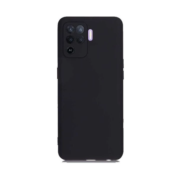 Smcase Oppo Reno 5 Lite Kılıf Kamera Korumalı Premier Silikon  Nano Ekran Koruyucu ürün görseli 1