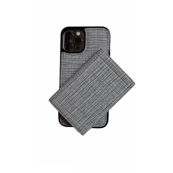 Smcase iPhone 11 Pro Kılıf Kumaş Spor 2-1 Kartlıklı Cüzdan ürün görseli 1