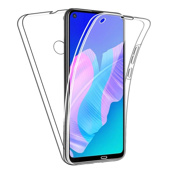 Smcase Huawei P40 Lite E Kılıf Ön Arka 360 Silikon ürün görseli 1