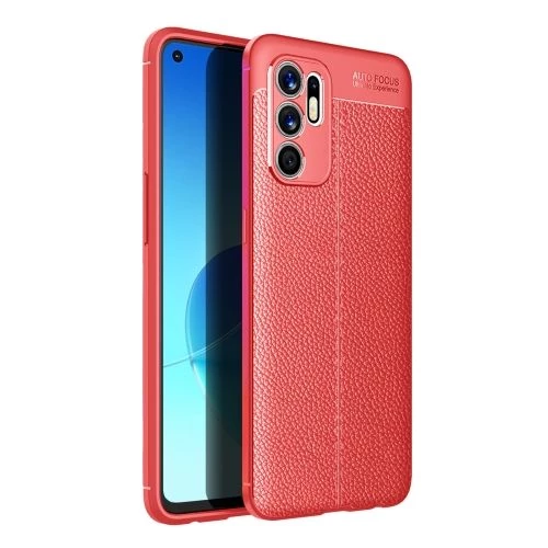 Smcase Oppo Reno6 4G Kılıf Deri Dokulu Silikon  Tam Kapatan Ekran Koruyucu ürün görseli 1