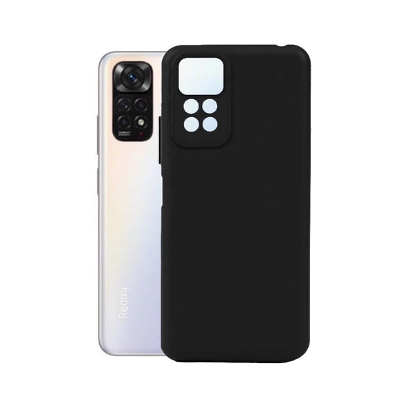 Smcase Xiaomi Redmi Note 11 Global Kılıf Kamera Korumalı Mat Silikon ürün görseli 1