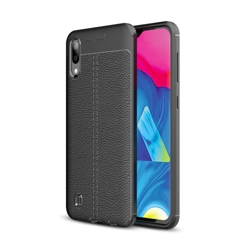 Smcase Samsung Galaxy M10 Kılıf Deri Dokulu Silikon ürün görseli 1