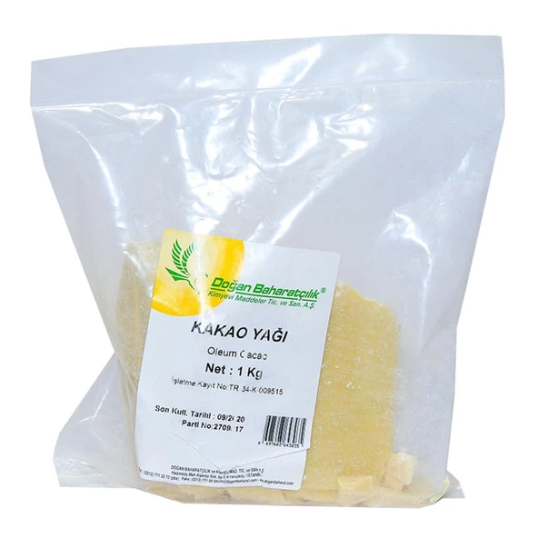 Doğan Baharatçılık Saf Doğal Kakao Yağı 1 Kg Kiloluk Katı ürün görseli 1