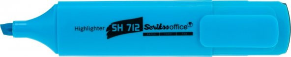 Scrikss Office Sh712 Fosforlu Kalem Mavi ürün görseli 1
