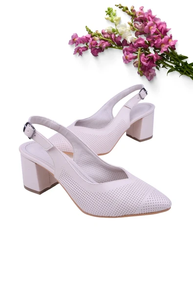 Feles 01-311 Kadın 6,5 Cm Topuk Sandalet Ayakkabı ürün görseli 1