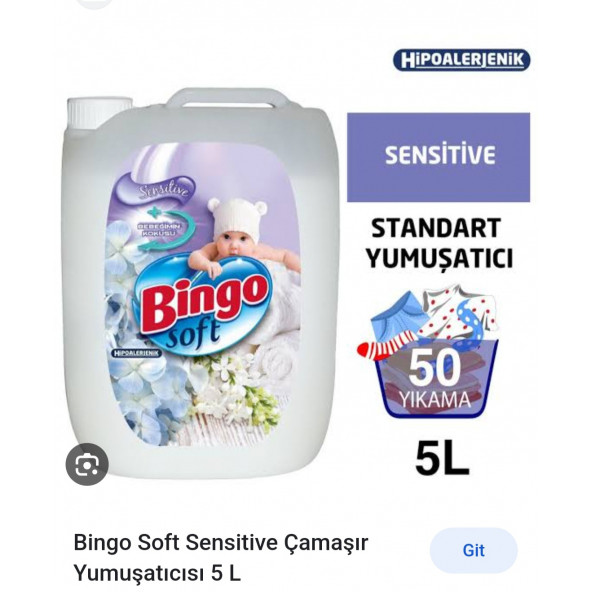 Bingo 5 kg yumuşatıcı ürün görseli 1