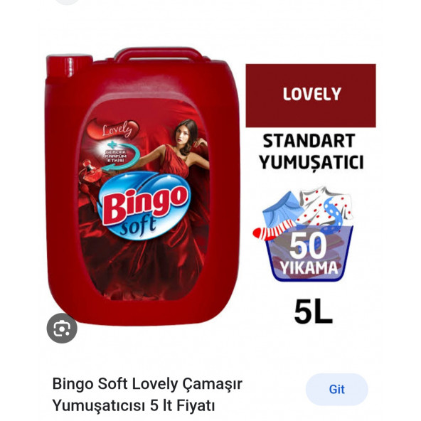 Bingo 5 kg yumuşatıcı ürün görseli 1