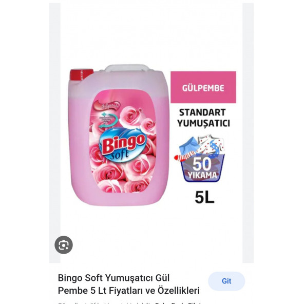 Bingo 5 kg yumuşatıcı ürün görseli 1