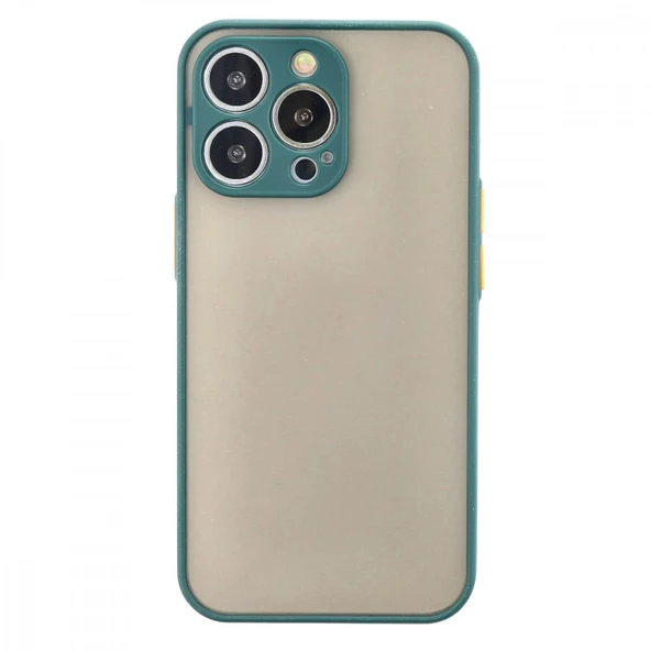 FitCase iPhone 14 Pro Max Montrea Silikon Arka Kapak - Resim 5