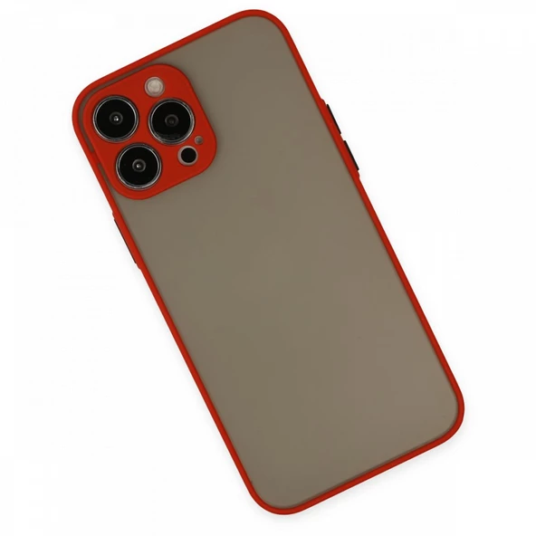 FitCase iPhone 14 Pro Max Montrea Silikon Arka Kapak - Resim 4