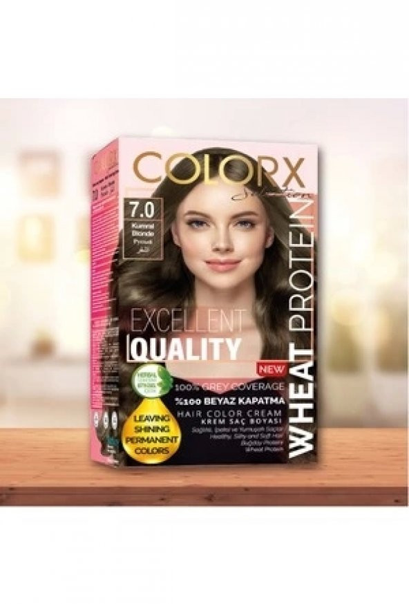 Colorx Saç Boyası Tekli Set - 7.0 Kumral ürün görseli 1