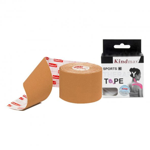 Kindmax Sporcu Bandı Kinesio Tape Bej Renk ürün görseli 1
