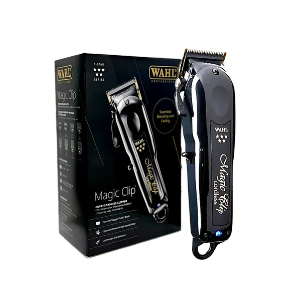 Wahl Magic Clip Kablosuz  Siyah Titanyum DLC Kaplamalı Bıçaklar Tıraş Makinesi ürün görseli 1