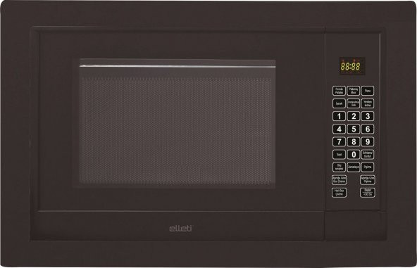 Elleti Mwo 6020 S - Siyah Ankastre Mikrodalga Fırın 20 Lt.(EMİNÇELİK ÜRÜNÜDÜR) ürün görseli 1