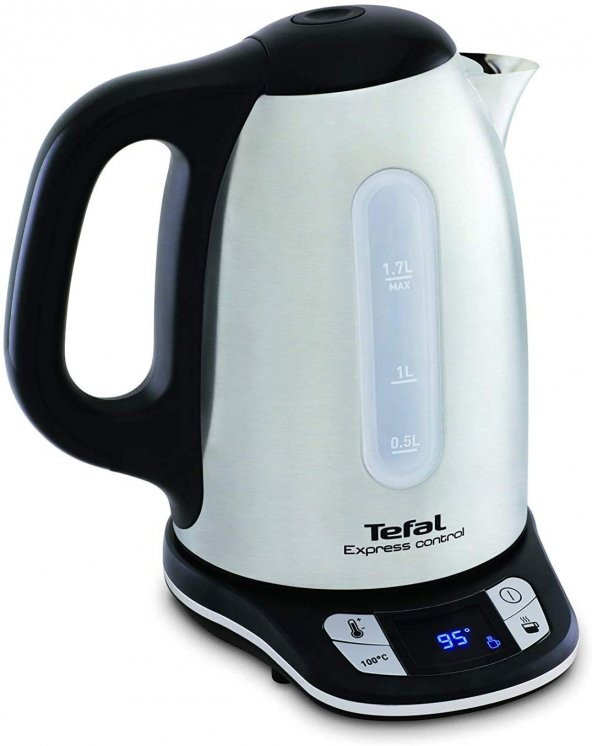 Tefal Express Control Kı240d10 1700 Ml Paslanmaz Çelik Dijital Su Isıtıcı Kettle ürün görseli 1