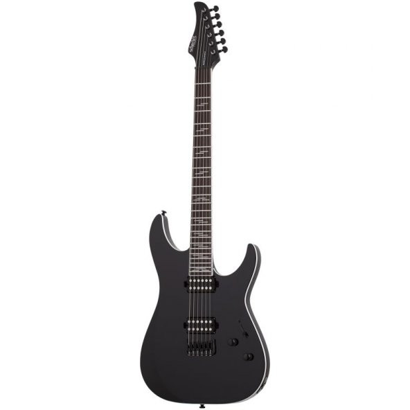 Schecter Reaper-6 Custom Elektro Gitar (Parlak Siyah) ürün görseli 1