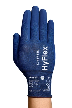 Ansell HyFlex 11-819 ESD Dokunmatik Ekran Konforlu İş Eldiveni ürün görseli 1