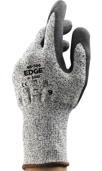 Ansell Edge 48-706 Mekanik Koruma ve Kesilmeye Dayanıklı İş Eldiveni ürün görseli 1