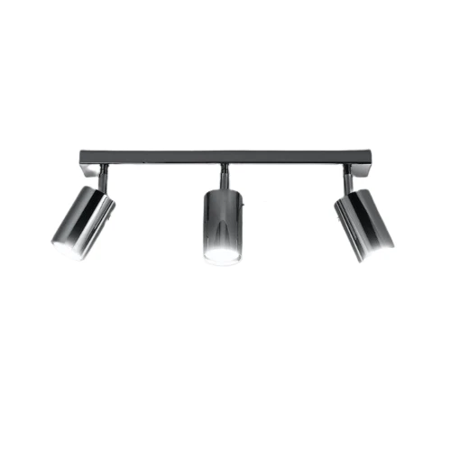 Rsylight Metal Modern 3 LÜ Krom Kaplama Led Spot Avize Günışığı Ampullü ürün görseli 1