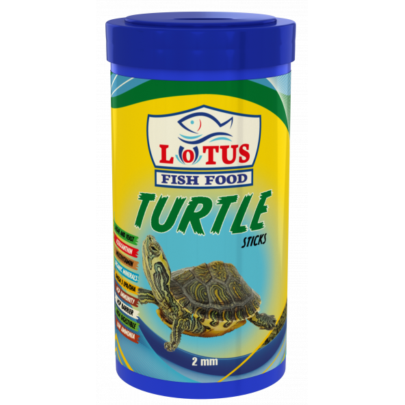 Lotus Turtle Sticks 1000 ml Vitamin ve Kalsiyumlu Kaplumbağa ve Sürüngen Yemi ürün görseli 1