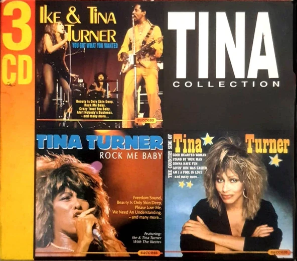 TINA TURNER - TINA COLLECTION (3CD) (1989-1990) ürün görseli 1