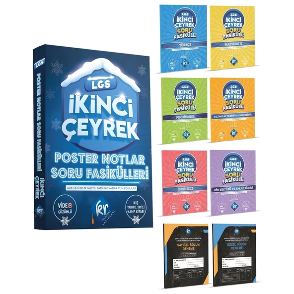 Kr Akademi LGS Poster Notlar Soru Fasikülleri Ikinci Çeyrek ürün görseli 1
