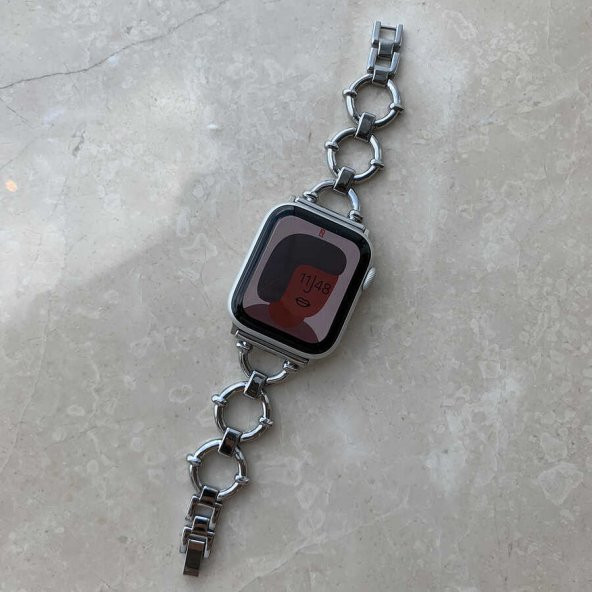 ​​​Apple Watch 44mm KRD-56 Metal Kordon - Resim 8