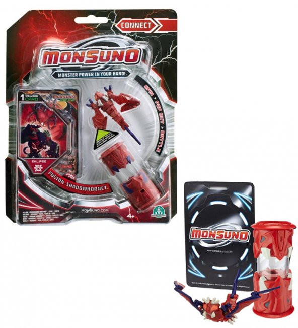 MONSUNO, Lisanslı Fusion Shadowhornet Black Bullet Figür, Fırlatma Kapsülü ve Oyun Kartı ürün görseli 1
