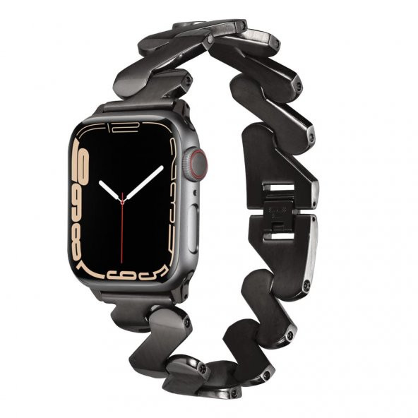 ​​​Apple Watch 38mm Kordon KRD-80 Metal Strap Kayış ürün görseli 1