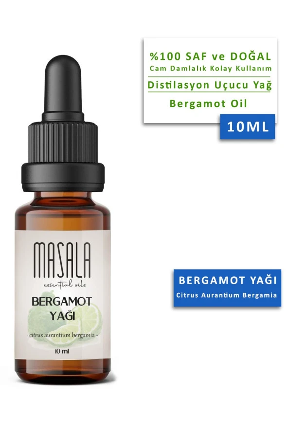 Masala Saf Bergamot Yağı 10 ml. (Bergamot Oil) ürün görseli 1