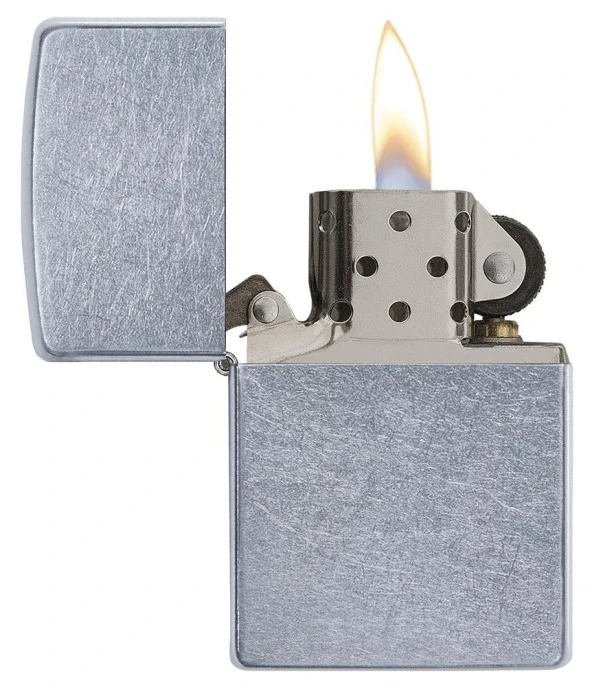 Zippo Regular Street Chrome Çakmak - Resim 3