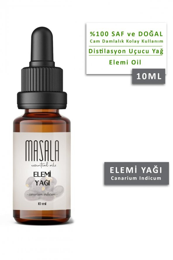 Masala Saf Elemi Yağı 10 ml. (Elemi Essential Oil) ürün görseli 1