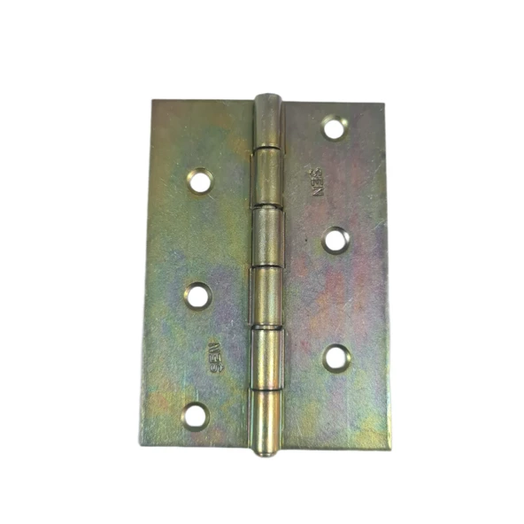Şen Yaprak Menteşe Çinko | 8cm | Sarı Renk | 1,5x55x80 mm | 10 ADET ürün görseli 1