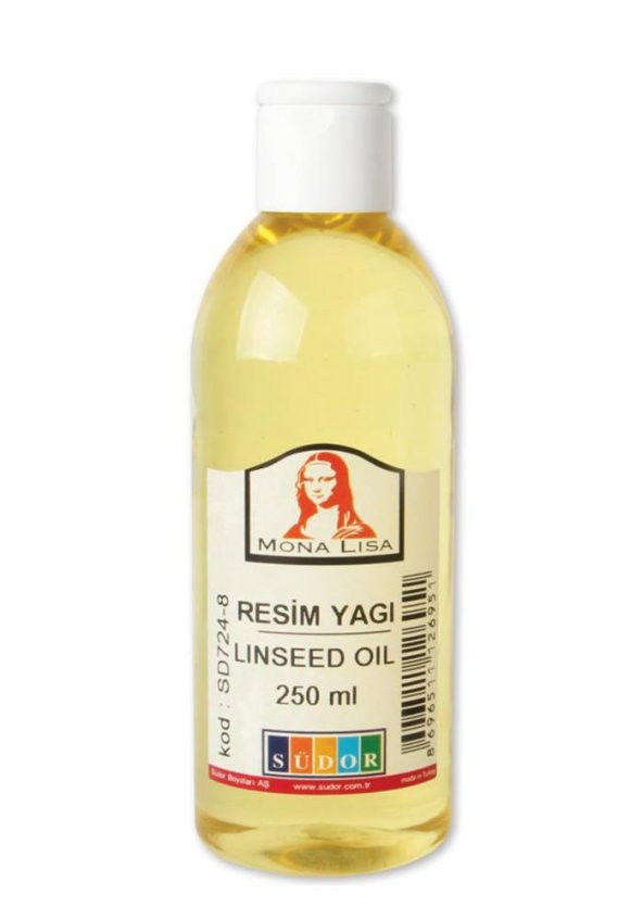 Keten Yağı 250ml 1 Adet Resim Yağı Monalisa Rafine Bezir Yağı Yağlı Boya İncelticisi Yağlı Boya Yardımcı Malzemesi ürün görseli 1