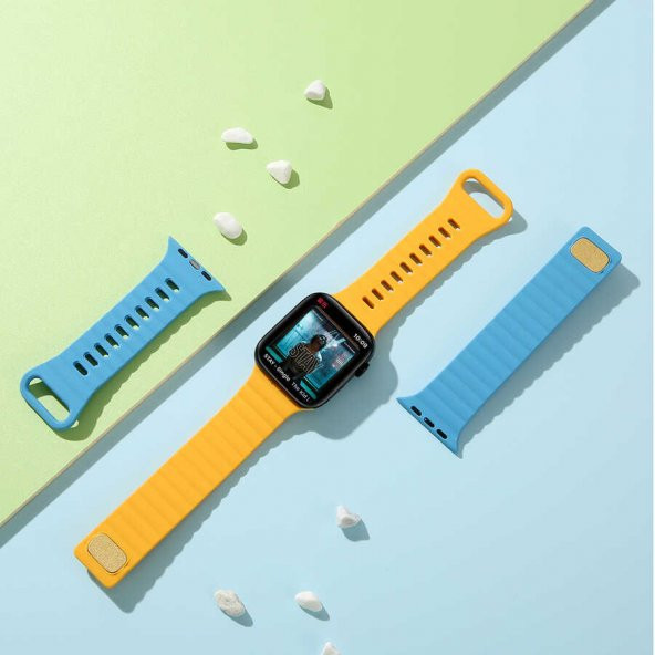 Apple Watch 40mm Zore KRD-73 Silikon Kordon - Resim 3