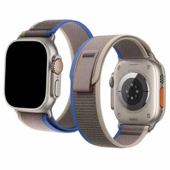 Apple Watch 40mm Zore KRD-77 Hasır Kordon - Resim 2