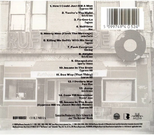 RUFFHOUSE RECORDS GREATEST HITS - VARIOUS (CD) (1999) - Resim 2