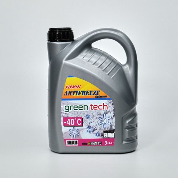 Greentech Kırmızı Antifiriz 3 lt ürün görseli 1