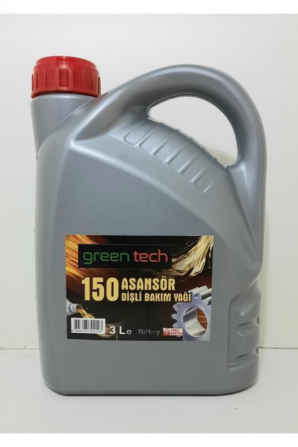 Greentech 150 Asansör Dişli Bakım Yağı 3 Litre ürün görseli 1