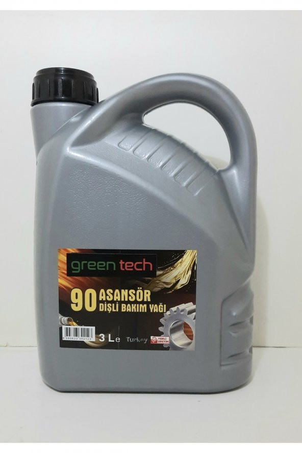 Greentech 90 Asansör Dişli Bakım Yağı 3 Litre ürün görseli 1