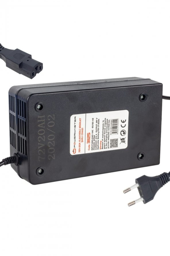 Pm-31125 72 Volt - 20 Amper Elektrikli Bisiklet Şarj Cihazı ürün görseli 1