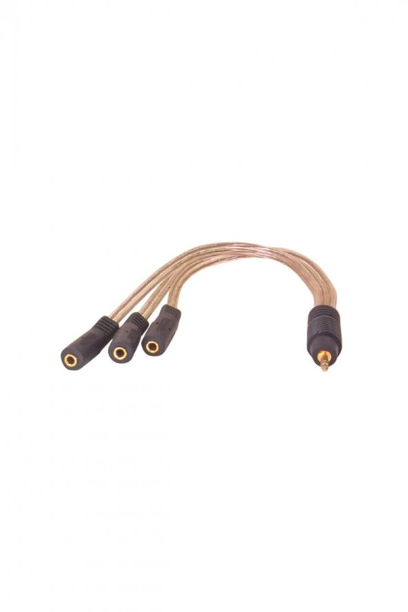 3.5 Mm Stereo Erkek/3 X 3.5 Mm Stereo Dişi 5+1 ürün görseli 1