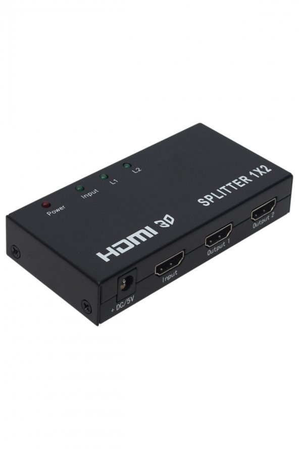 Powermaster Pm-14217 1.4v 2 Port Hdmı Splıtter Dağıtıcı ürün görseli 1
