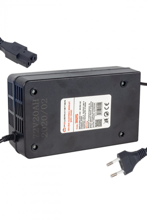 Powermaster Pm-31125 72 Volt - 20 Amper Elektrikli Bisiklet Şarj Cihazı ürün görseli 1