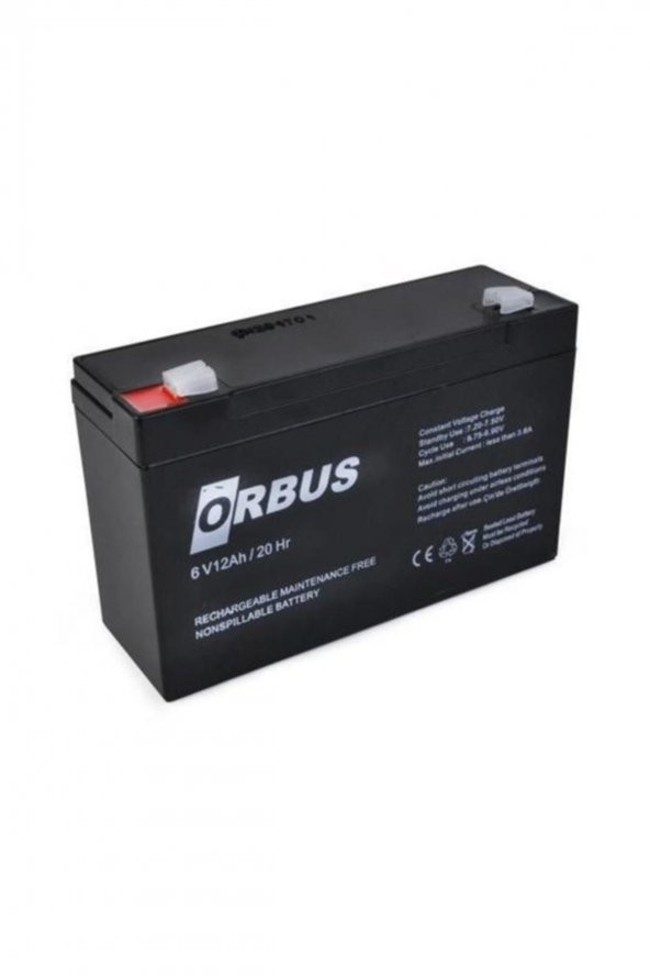 6 Volt 12 Amper Oyuncak Araba Aküsü Kuru Akü ürün görseli 1