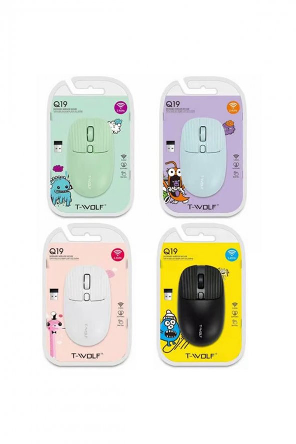 T-wolf Q19 1000 Dpı 2.4 Ghz Kablosuz Mouse ürün görseli 1
